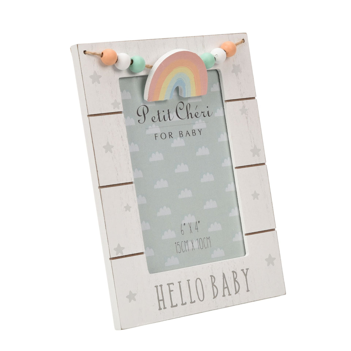 Petit Cheri Photo Frame "Hello Baby" 4" x 6"