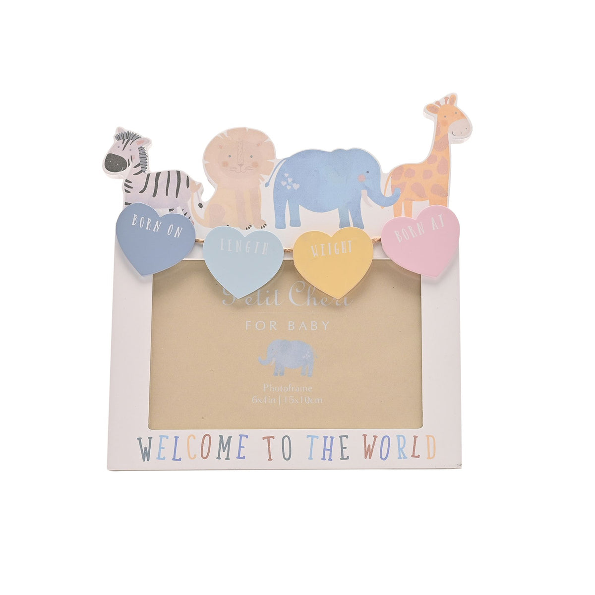 Petit Cheri Animal Data Frame 6" x 4"
