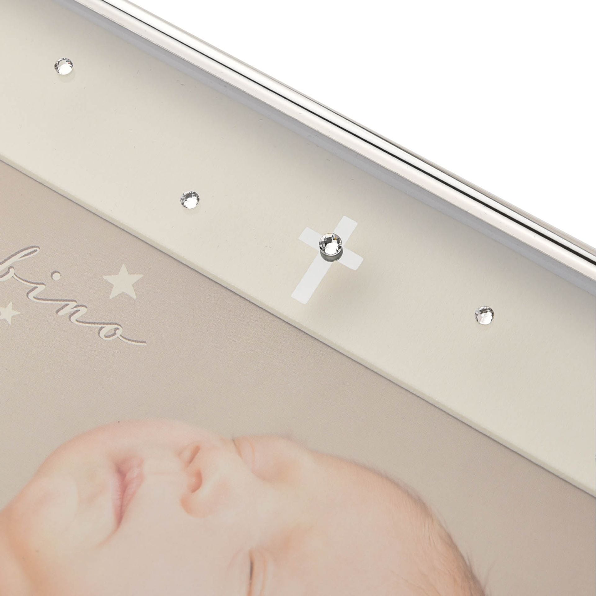 Bambino Silver Plated Photo Frame - Christening 7" x 5"