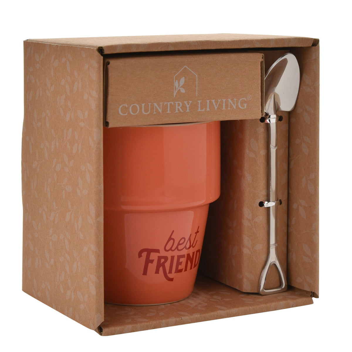 Country Living Gardener's Mug - Orange "Best Friend"