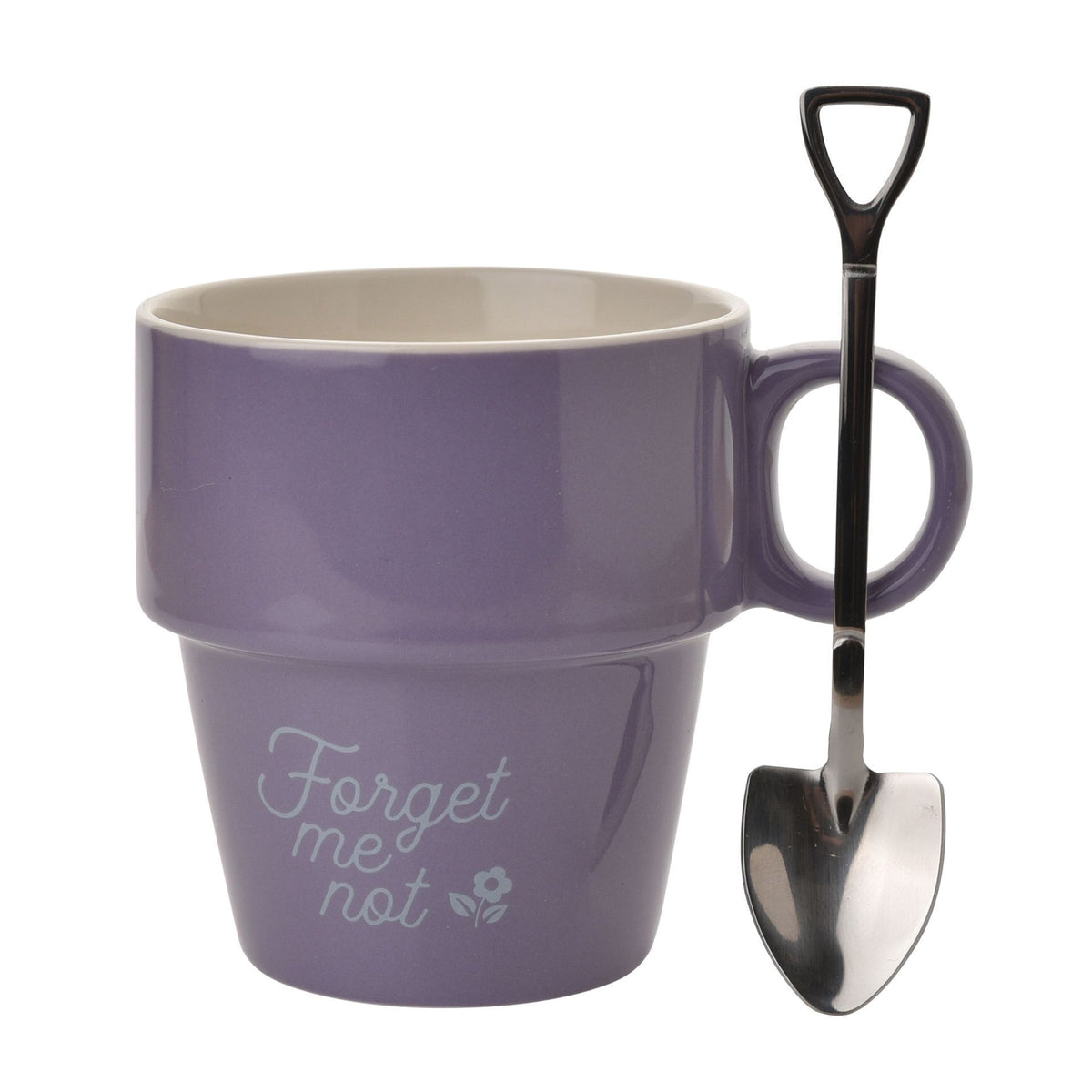 Country Living Gardener's Mug - Purple "Forget Me Not"