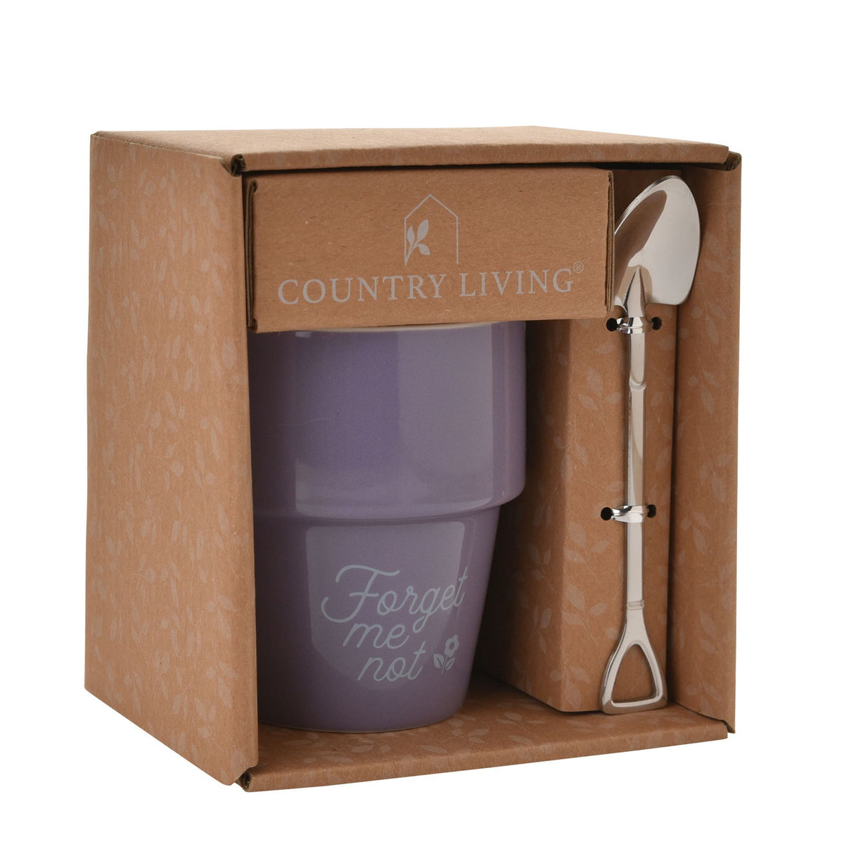 Country Living Gardener's Mug - Purple "Forget Me Not"