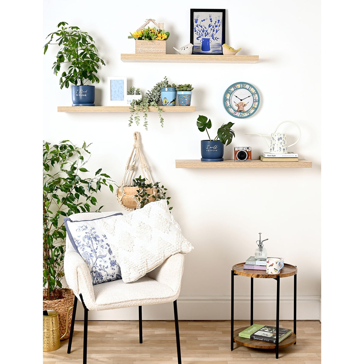 Country Living "Let Love Grow" Wooden Photo Frame And Planter
