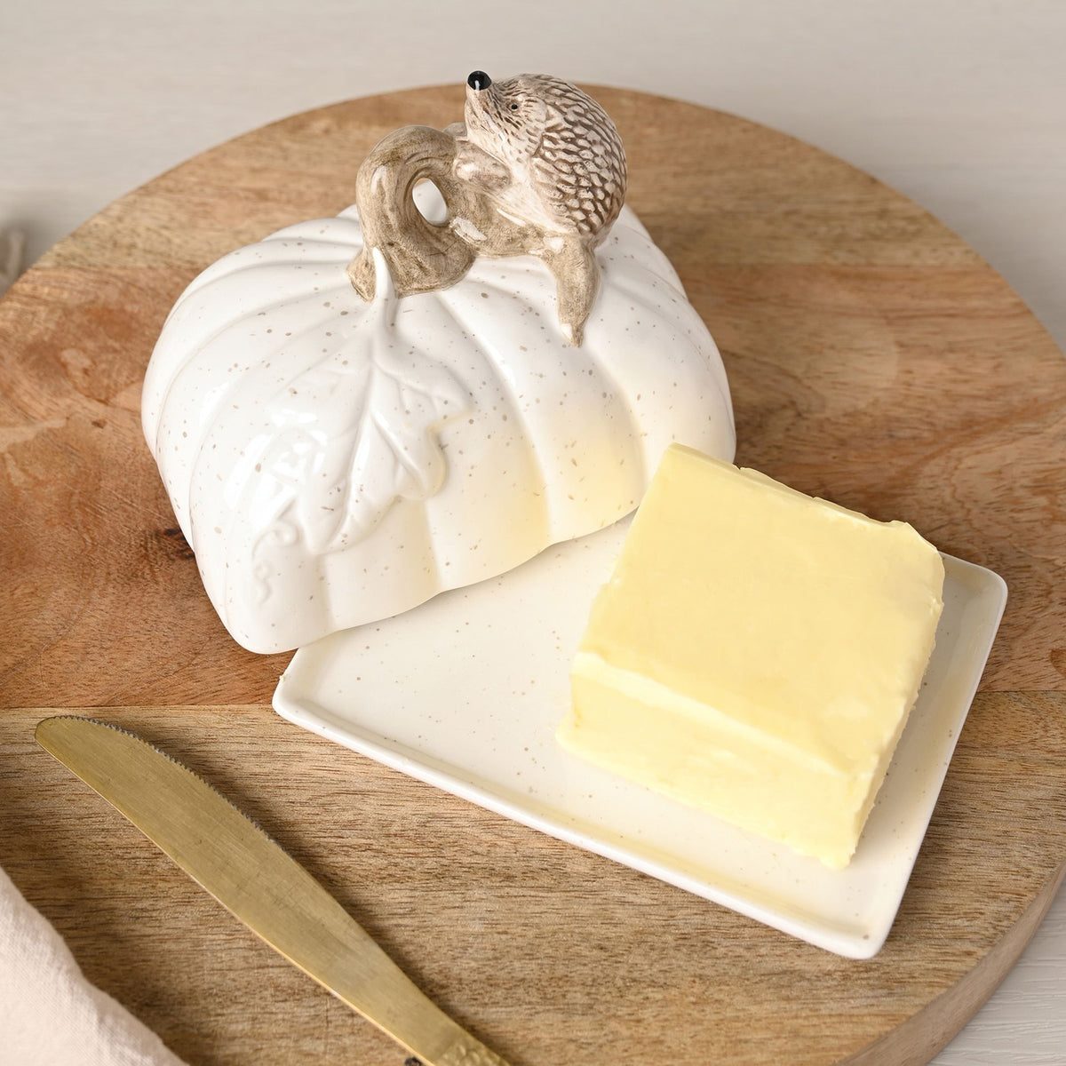 Country Living Hedgehog Butter Dish