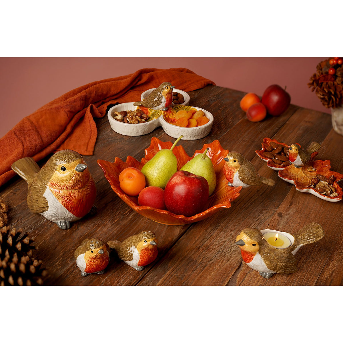 Country Living Robin Salt & Pepper Pots