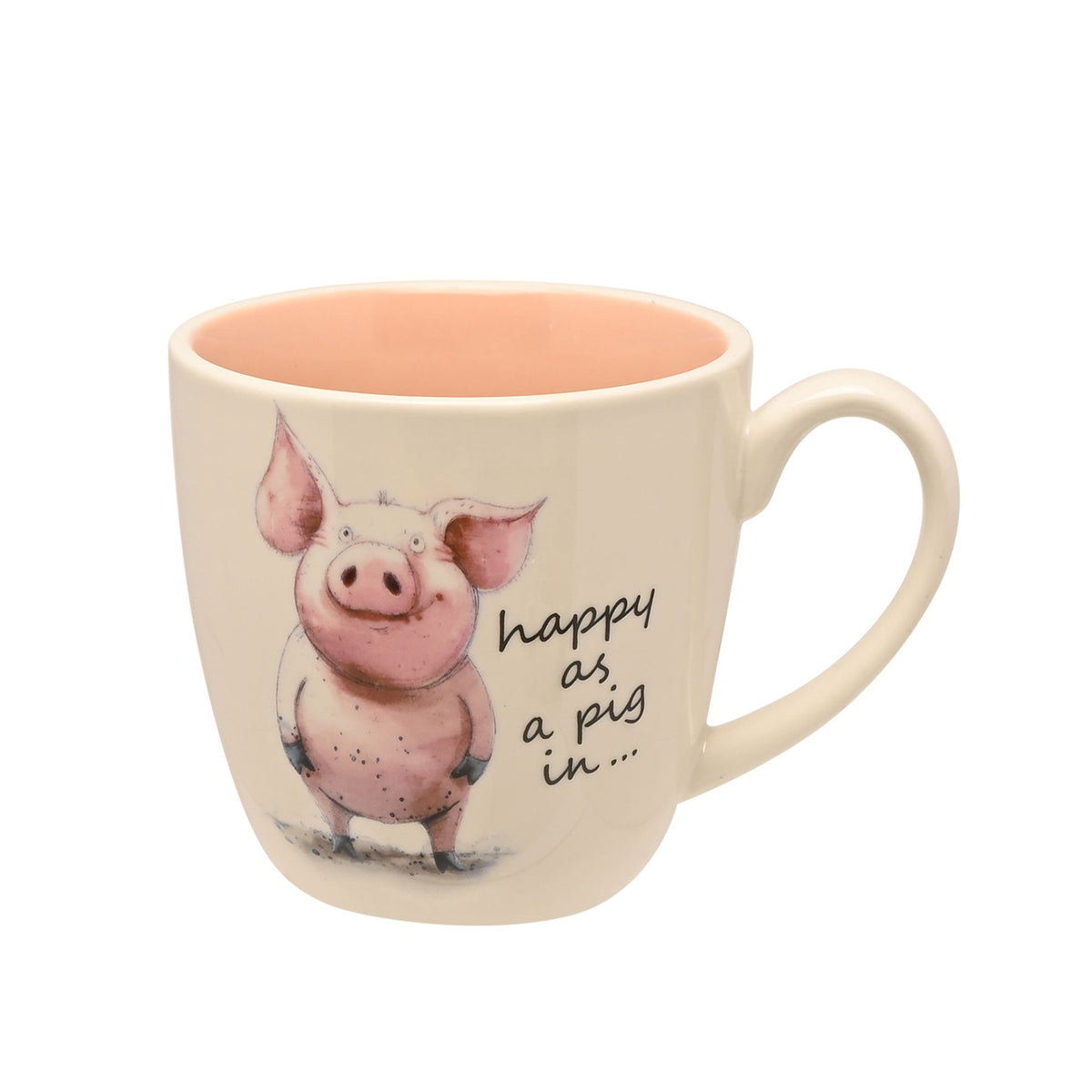 The Funny Farm Mug - "Happy as a Pig in..."