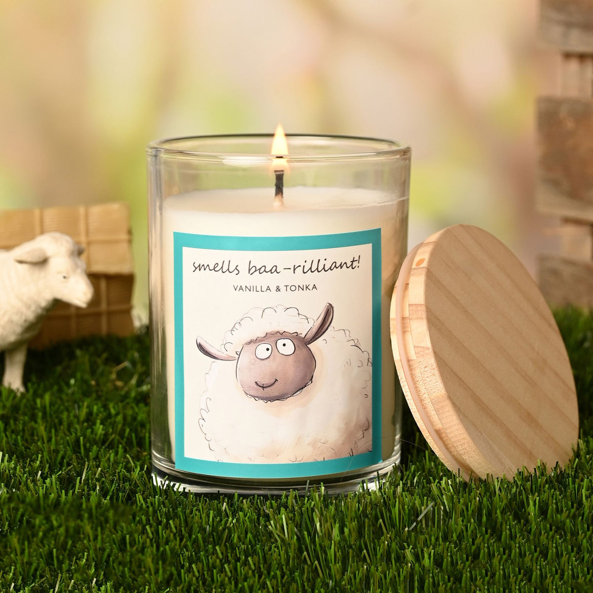 The Funny Farm Candle 250g - "Smells Baa-rilliant!"