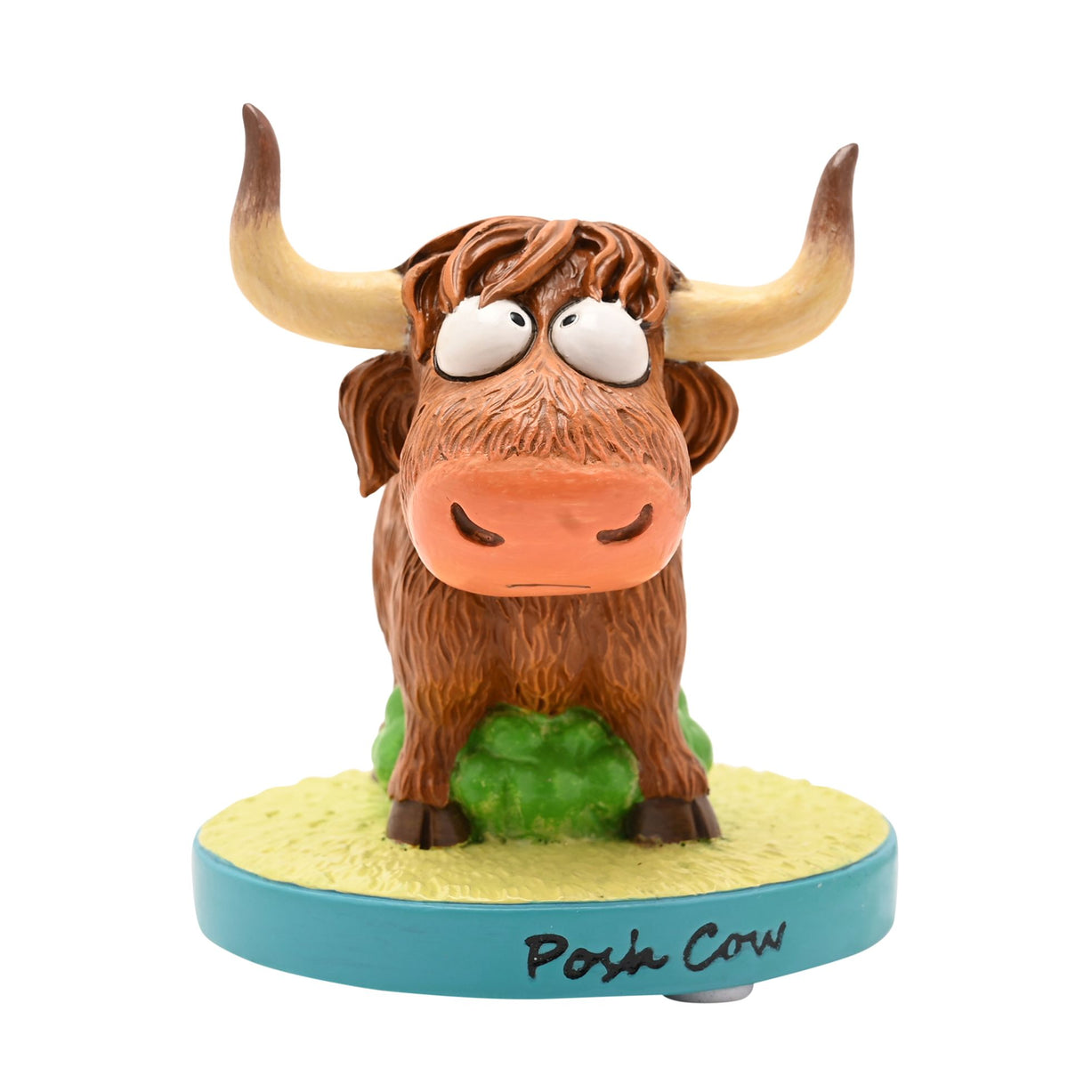 The Funny Farm Highland Cow Figurine "Posh Cow"