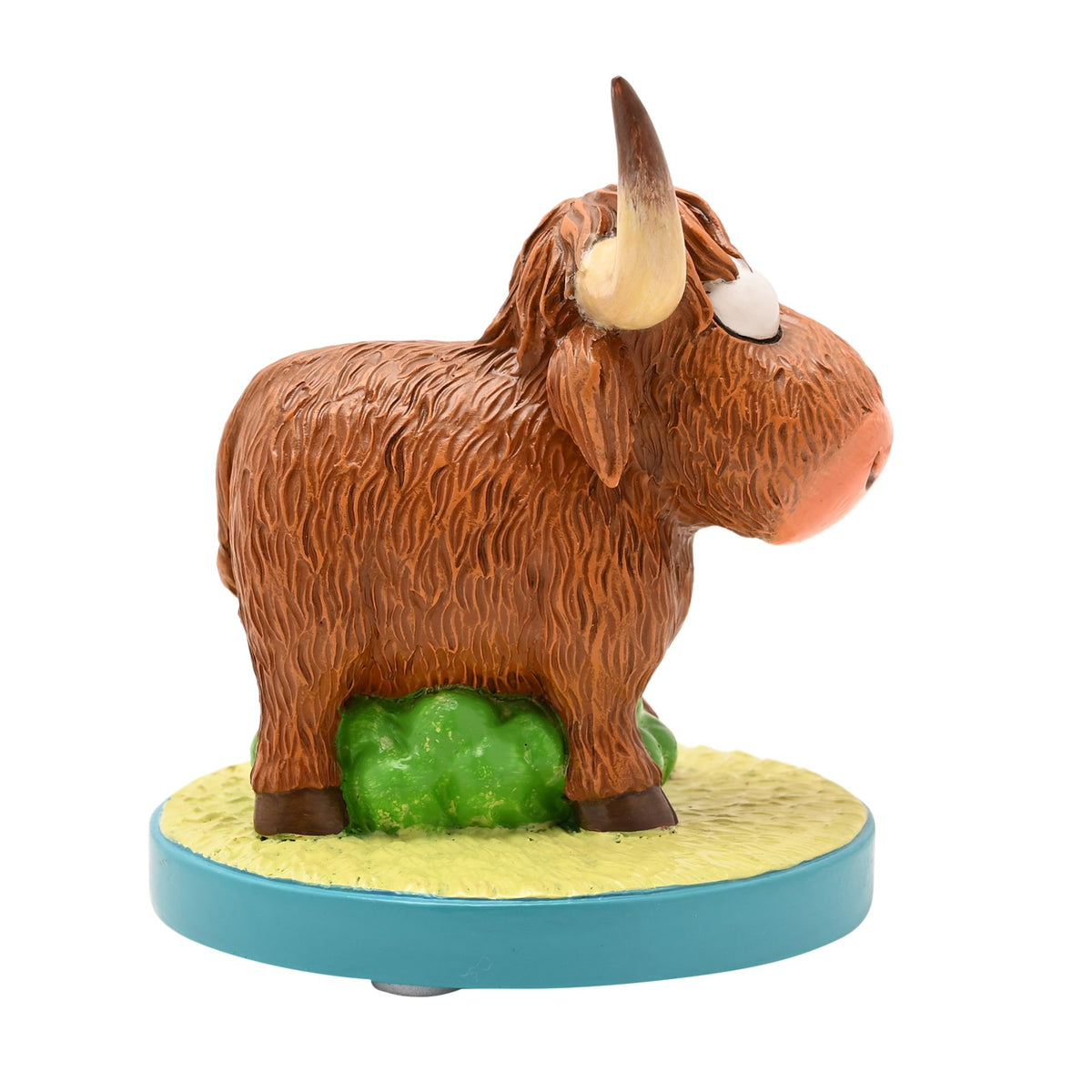 The Funny Farm Highland Cow Figurine "Posh Cow"