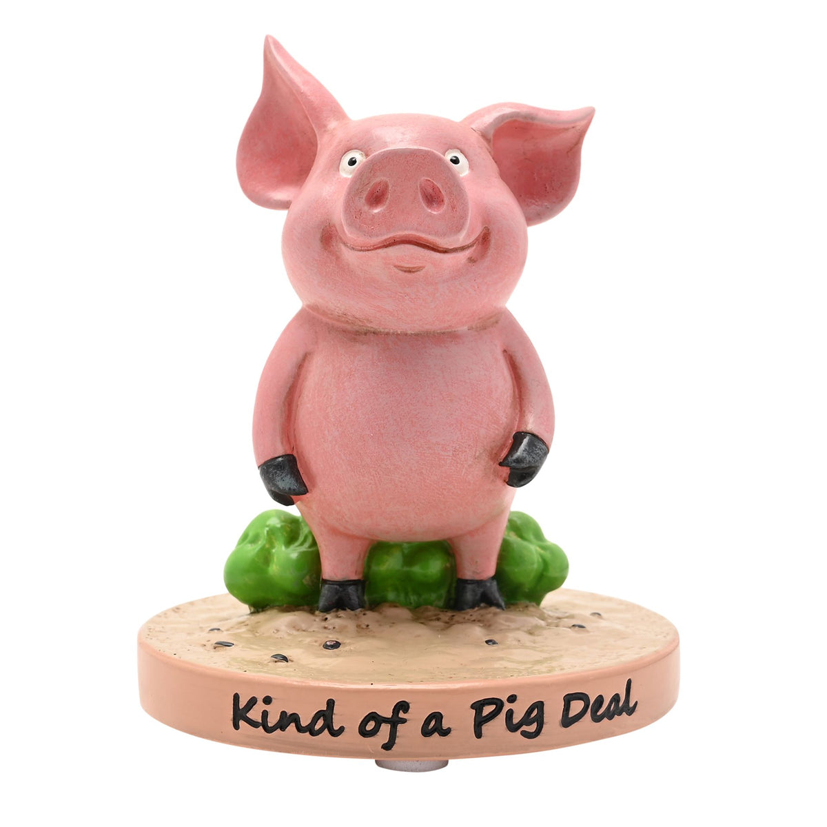 The Funny Farm Pig Figurine  "Kind of a Pig Deal"