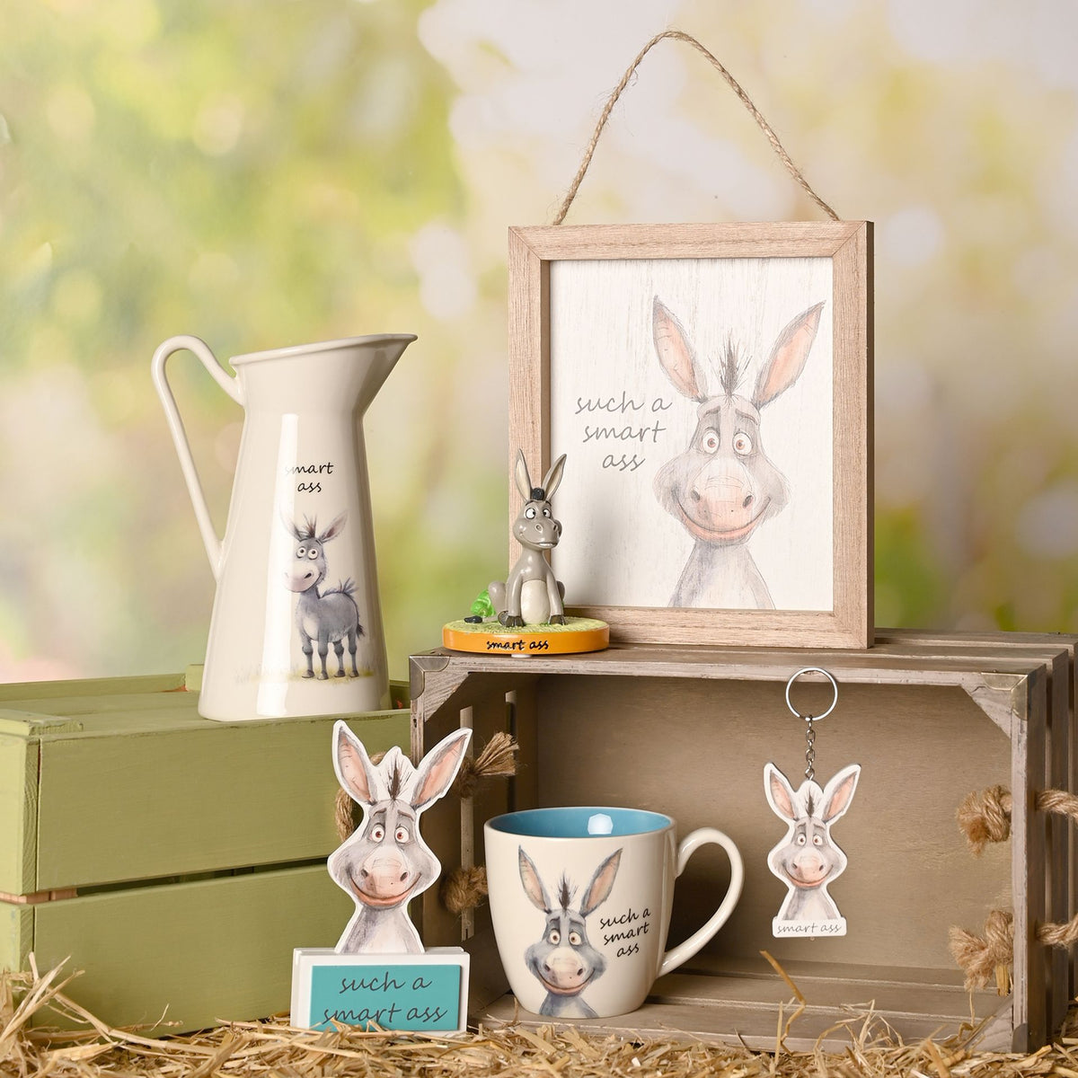 The Funny Farm Donkey Figurine "Smart Ass"