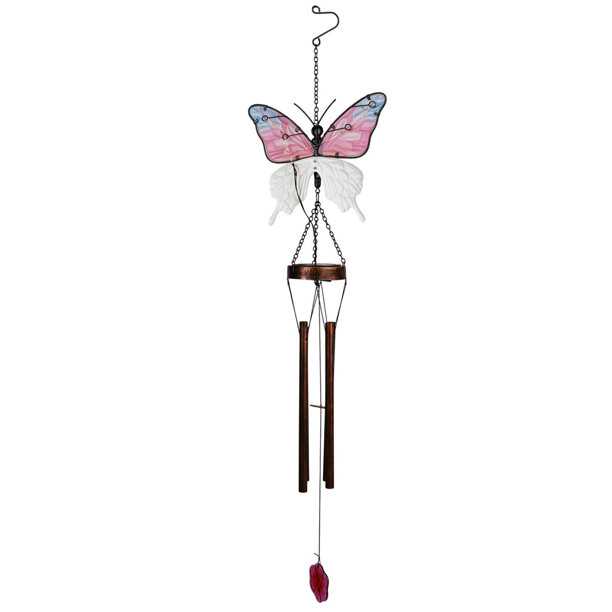 Country Living Solar Windchime - Butterfly 92cm