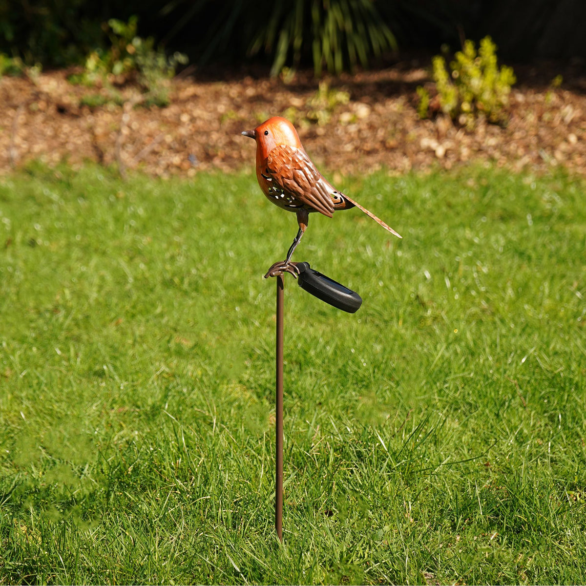 Country Living Solar Stake - Robin 63cm