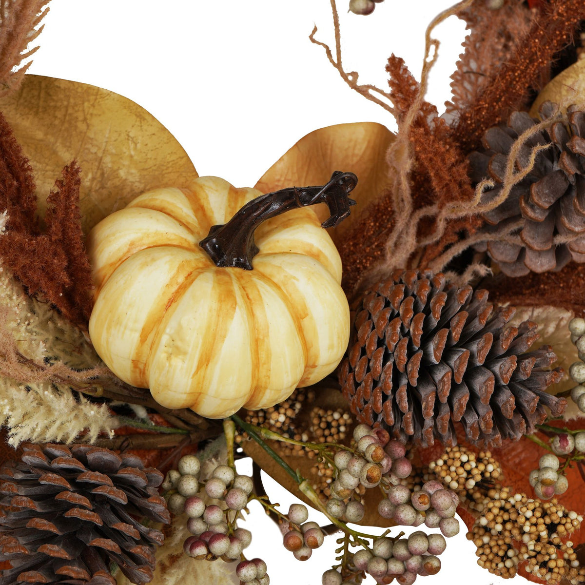 Country Living Neutral Autumn Wreath - 40cm