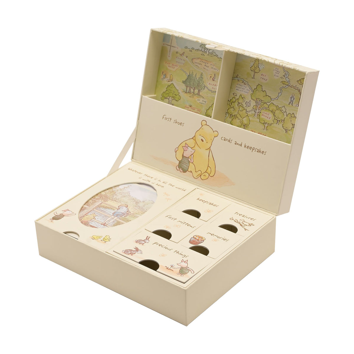 Disney Classic Pooh Heritage Keepsake Box With Compartments