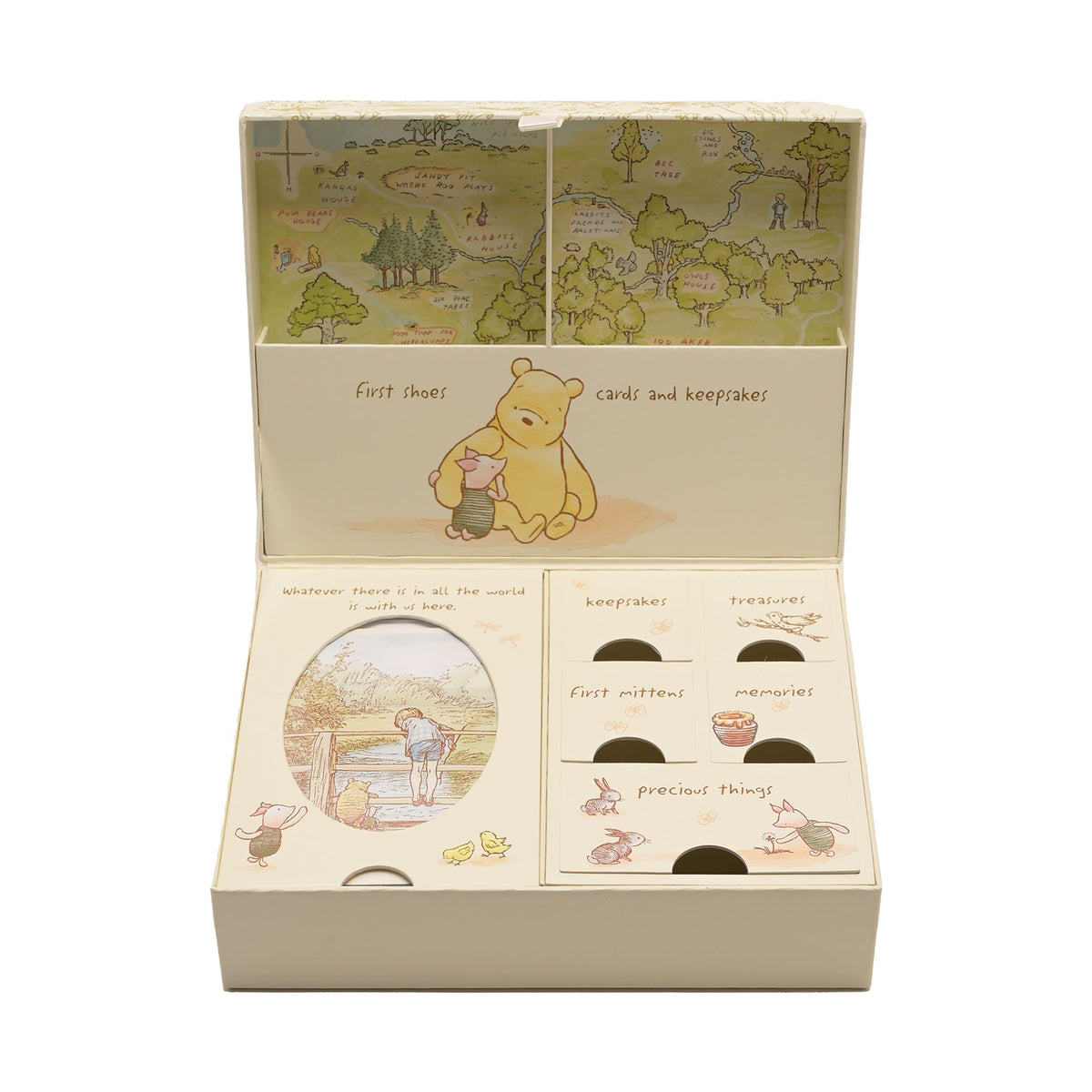 Disney Classic Pooh Heritage Keepsake Box With Compartments