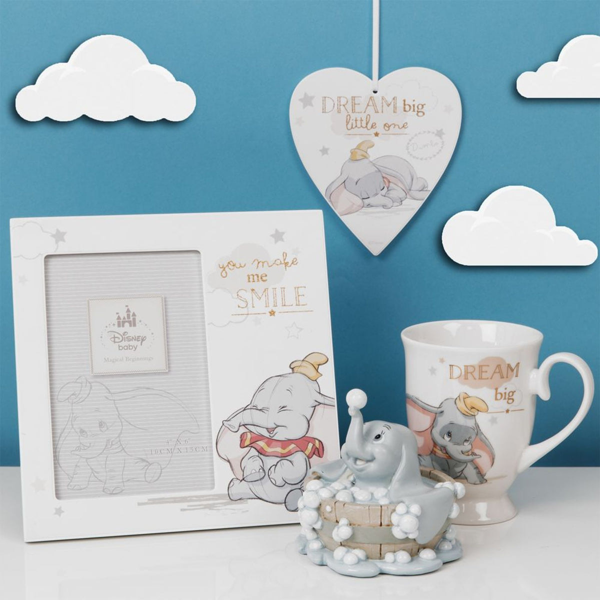 Disney Magical Moments - Dumbo in Bath - Baby Mine 10cm