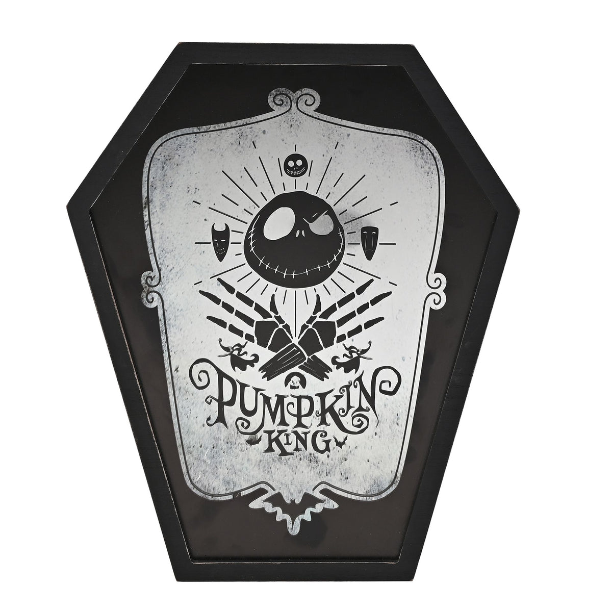 Disney Nightmare Before Christmas Mirrored Plaque - Pumpkin King