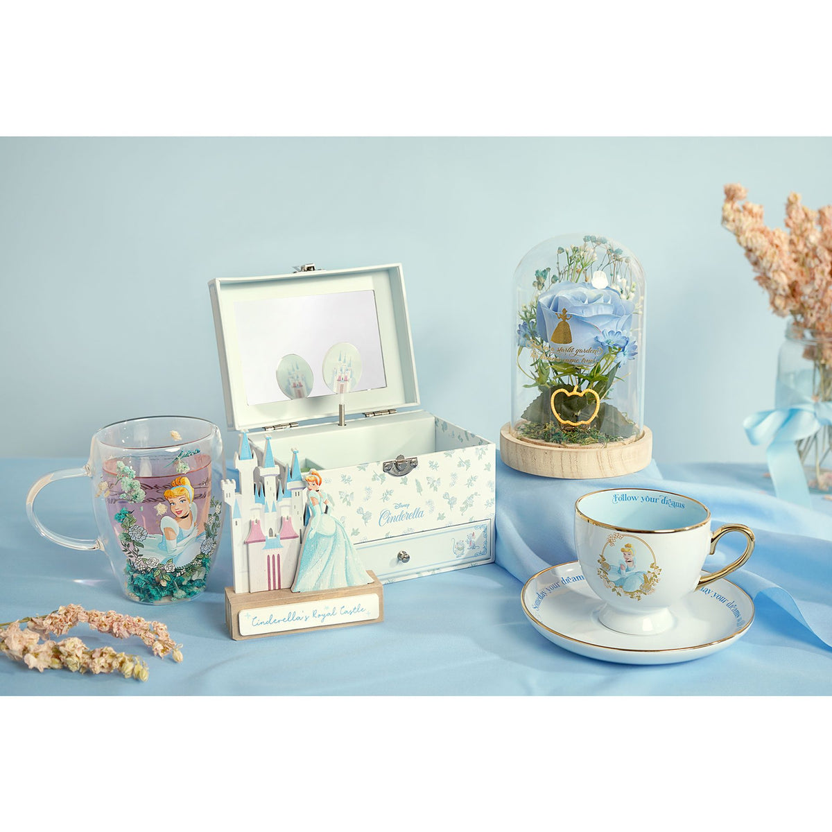 Disney Pastel Princess Musical Jewellery Box - Cinderella