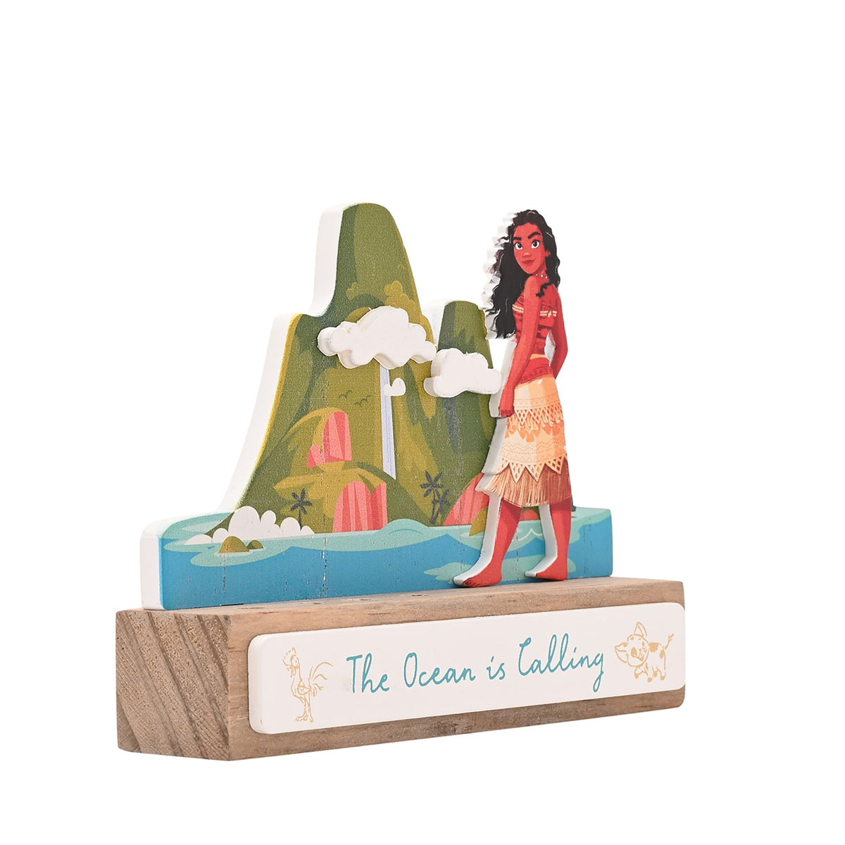 Disney Pastel Princess Mini Castle Plaque - Moana