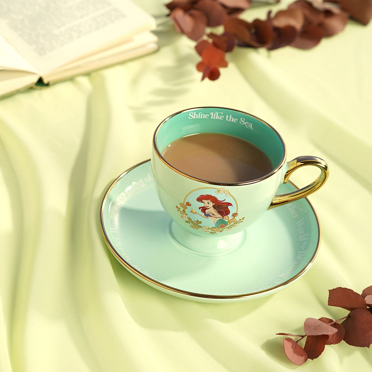 Disney Pastel Princess Tea Cup & Saucer - Ariel