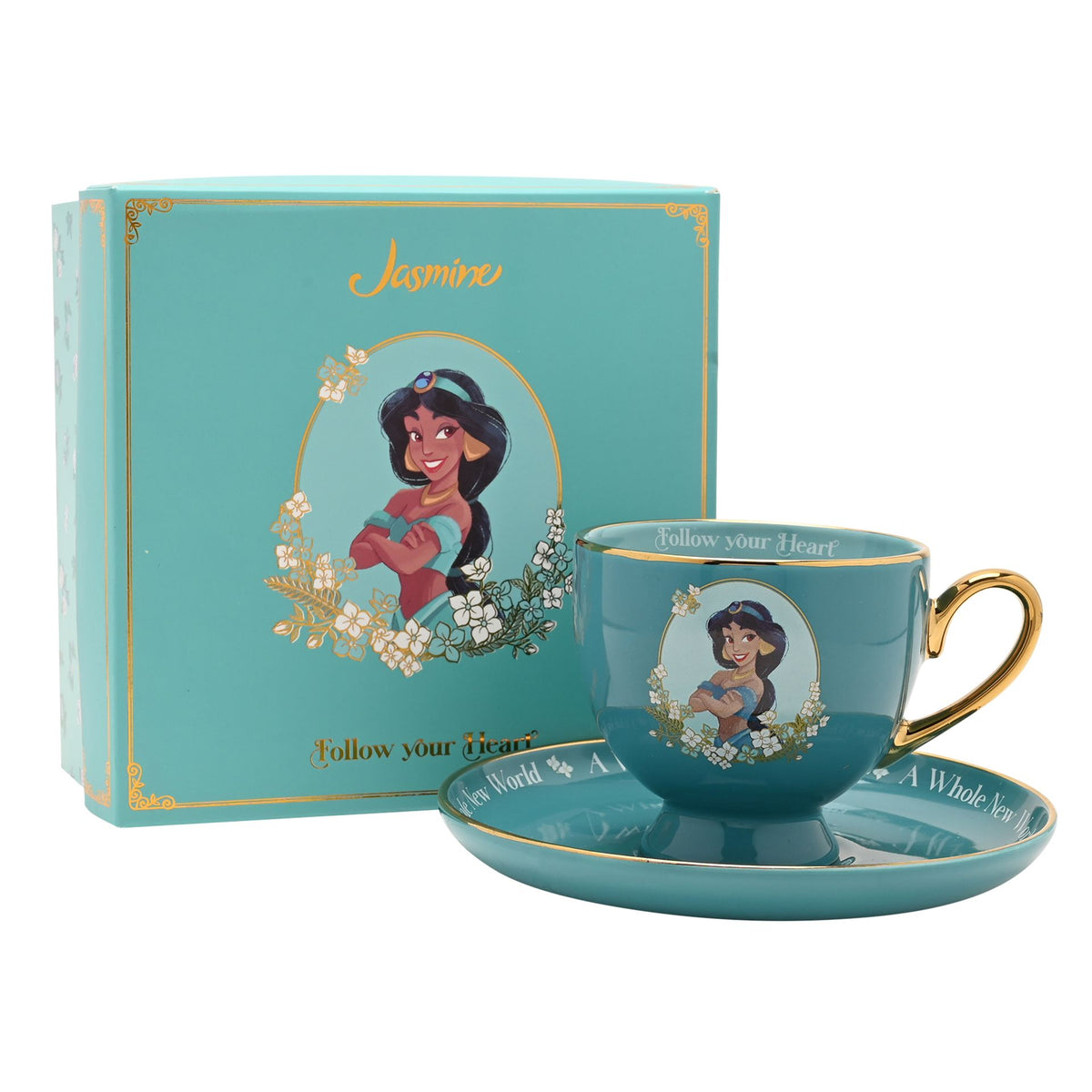 Disney Pastel Princess Tea Cup & Saucer - Jasmine