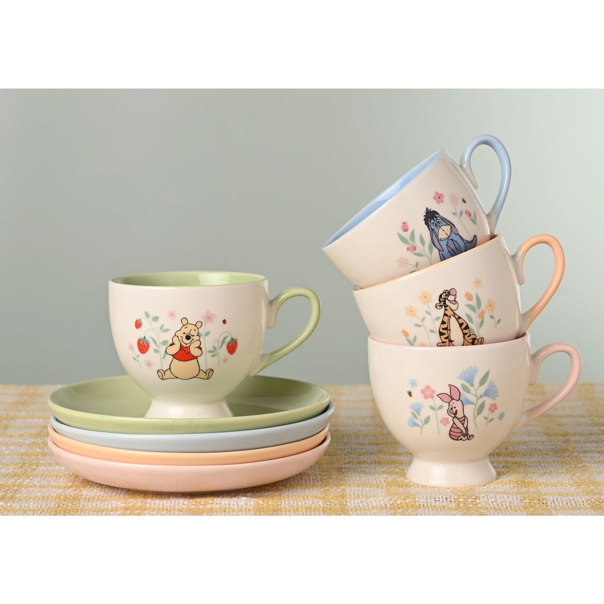 Disney Winnie Cup & Saucer - Piglet