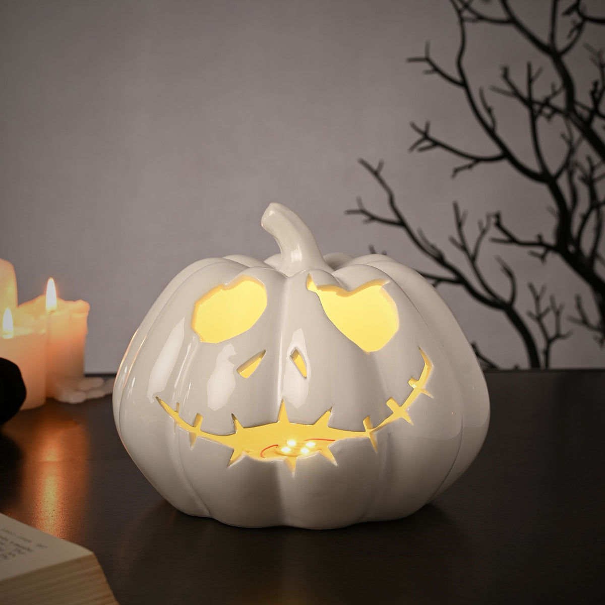 Disney Nightmare Before Christmas Light Up Jack Ceramic Decor