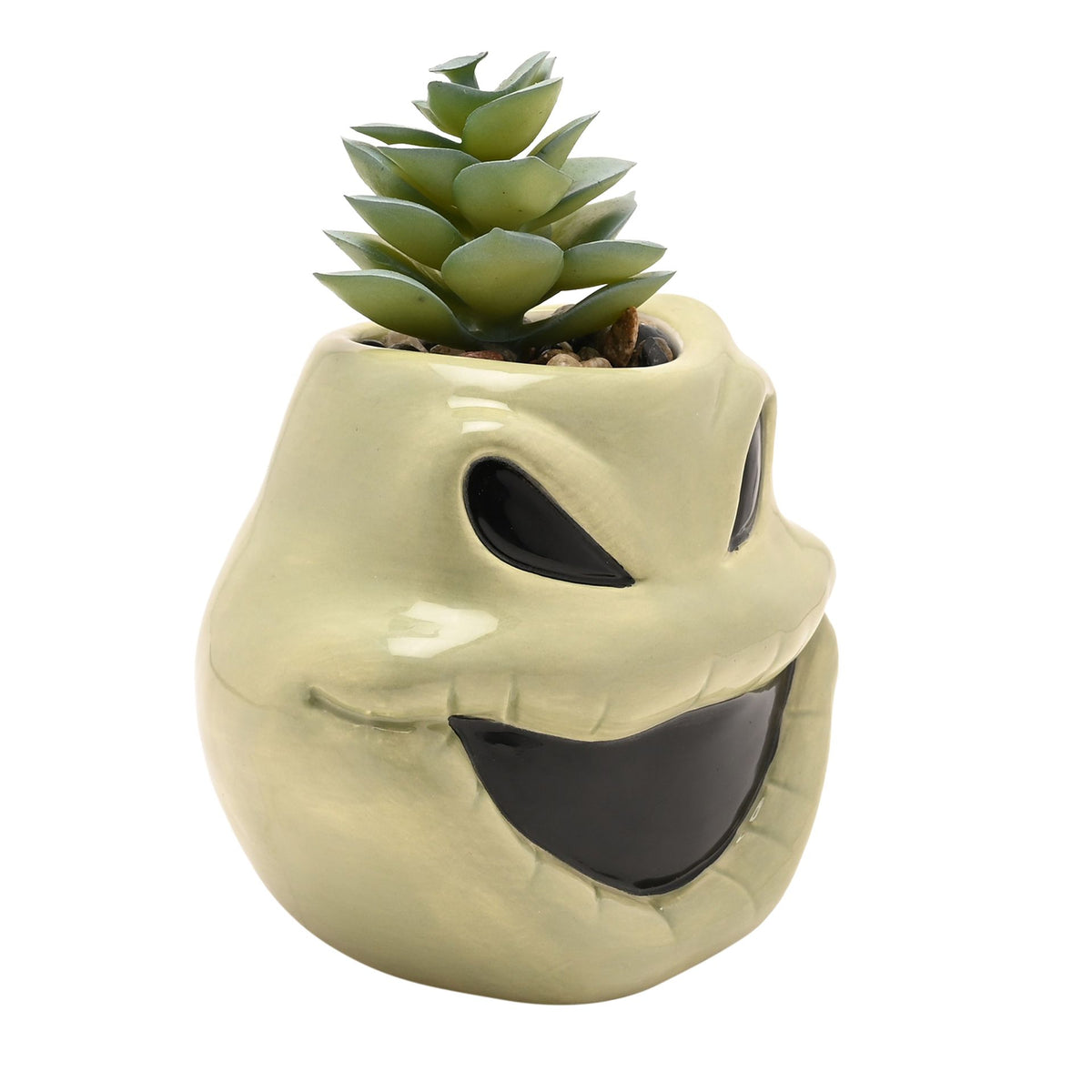 Disney Nightmare Before Christmas Planter with Faux Plant - Oogie Boogie