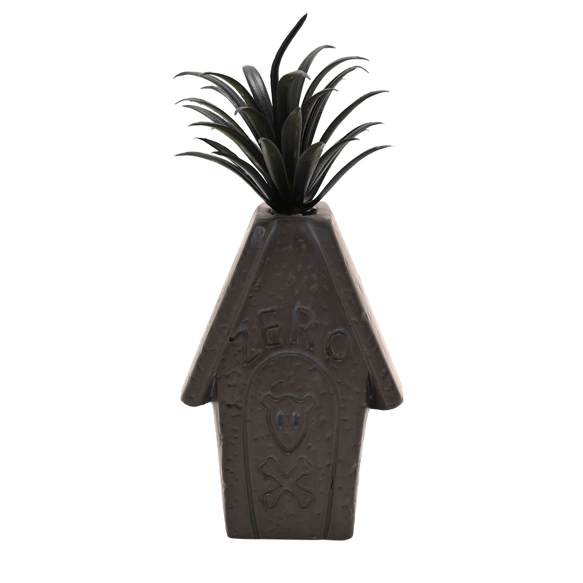 Disney Nightmare Before Christmas Planter with Faux Plant - Zero Coffin