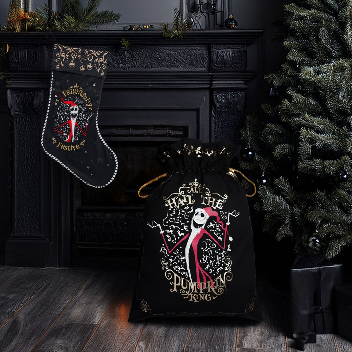Disney Nightmare Before Christmas Present Sack