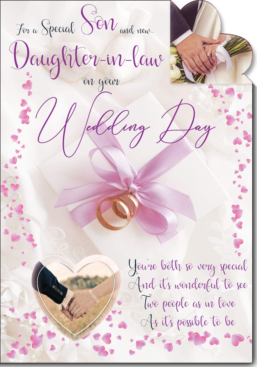 For a Special Son and Daughter-in-Law on Your Wedding Day Card