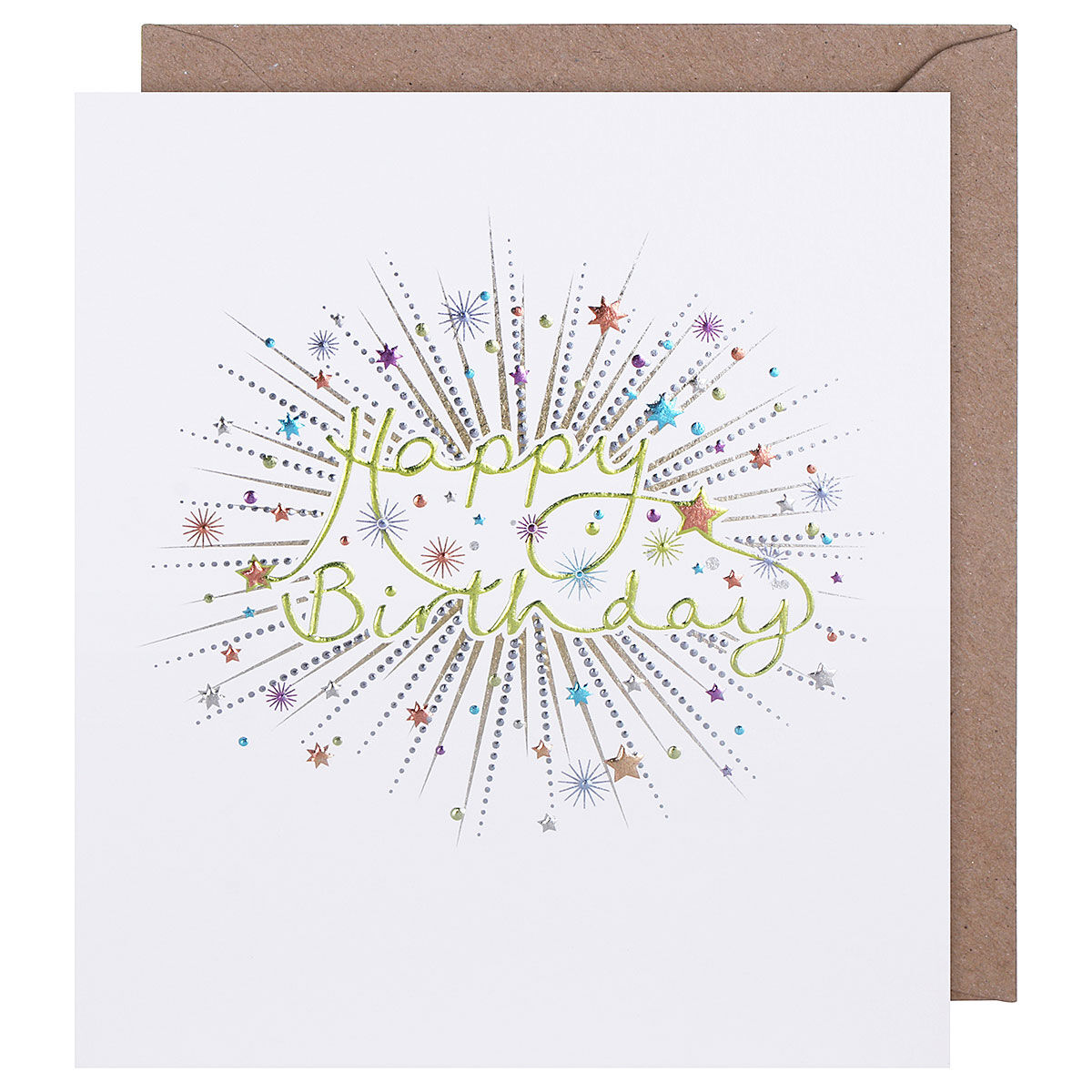 Birthday Card - Fireworks