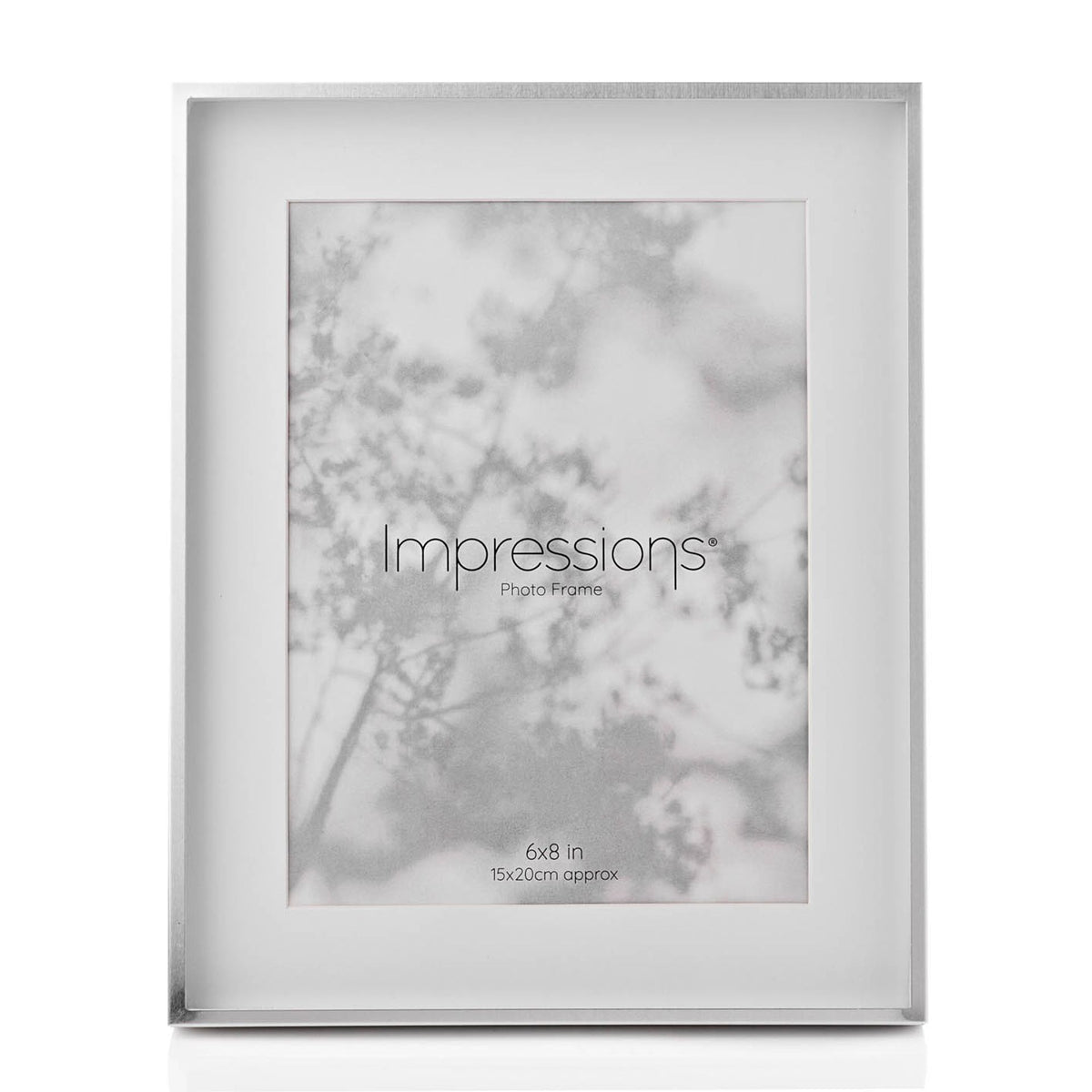 Impressions Silver Shadow Frame 6" x 8"