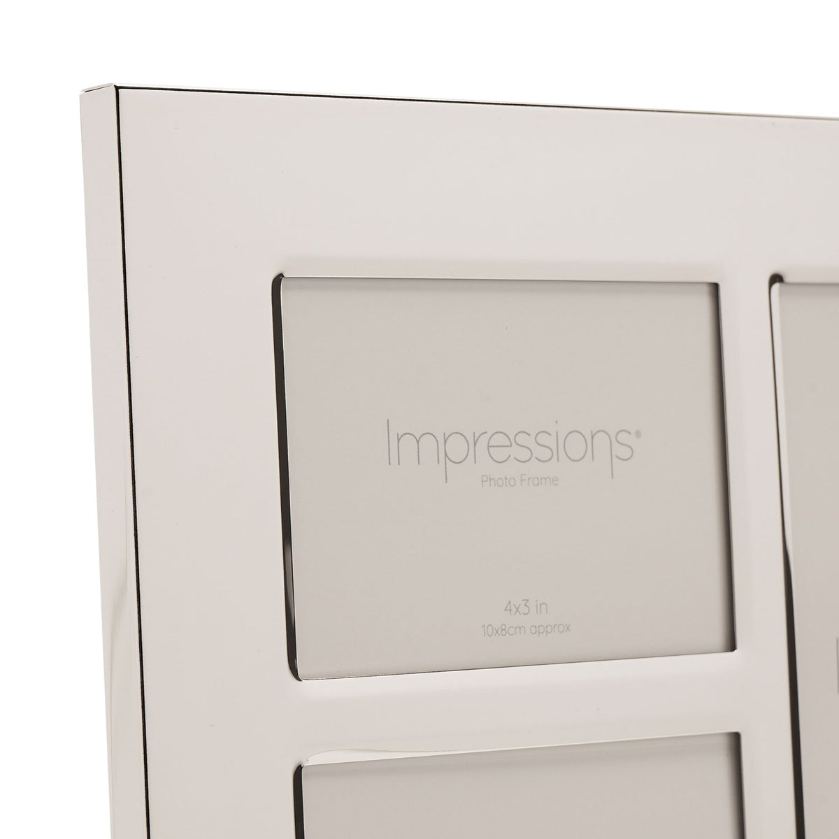 Impressions Shiny Metal Plated 4 Aperture Collage Frame