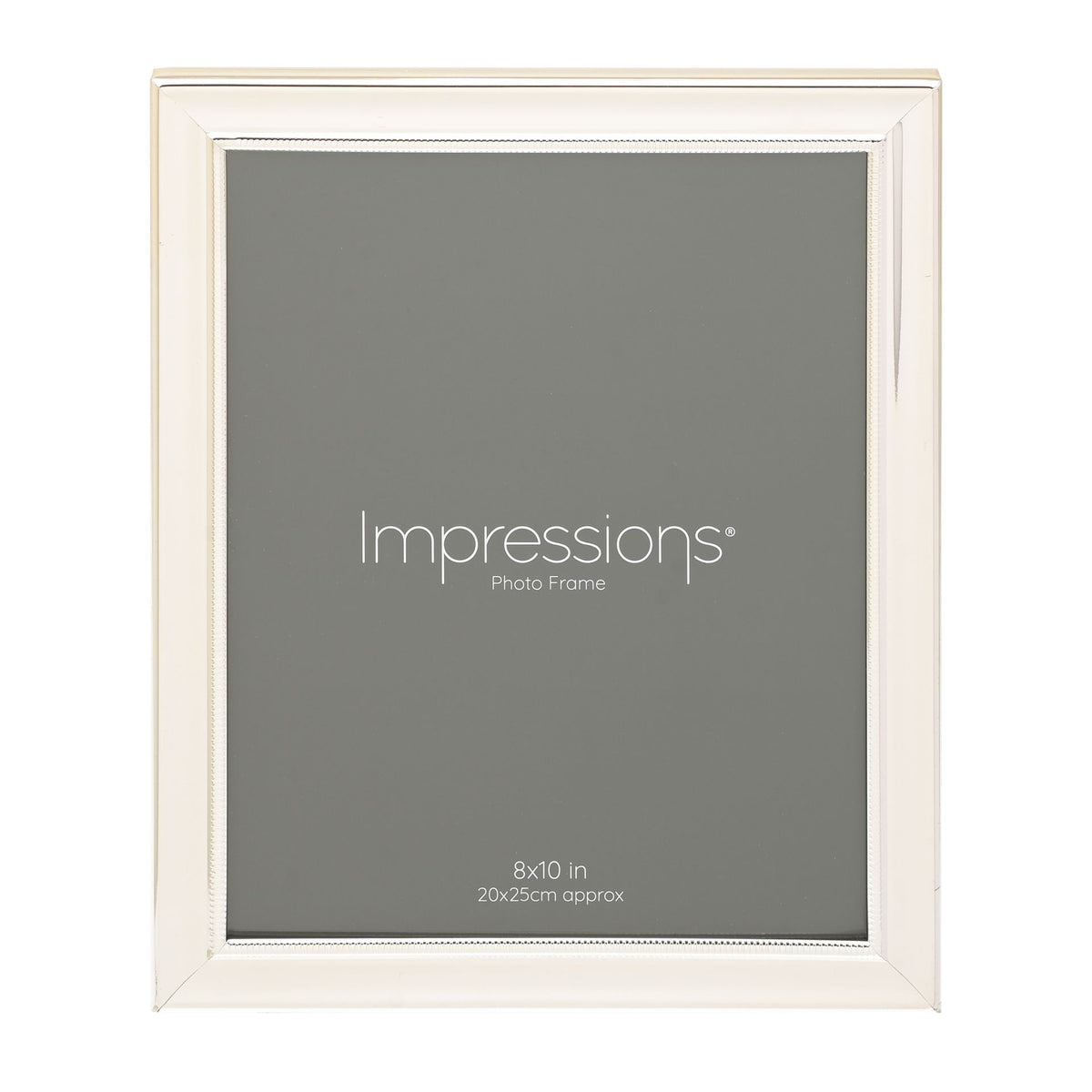 Impressions Silverplated Single Beaded Frame 8" x 10"