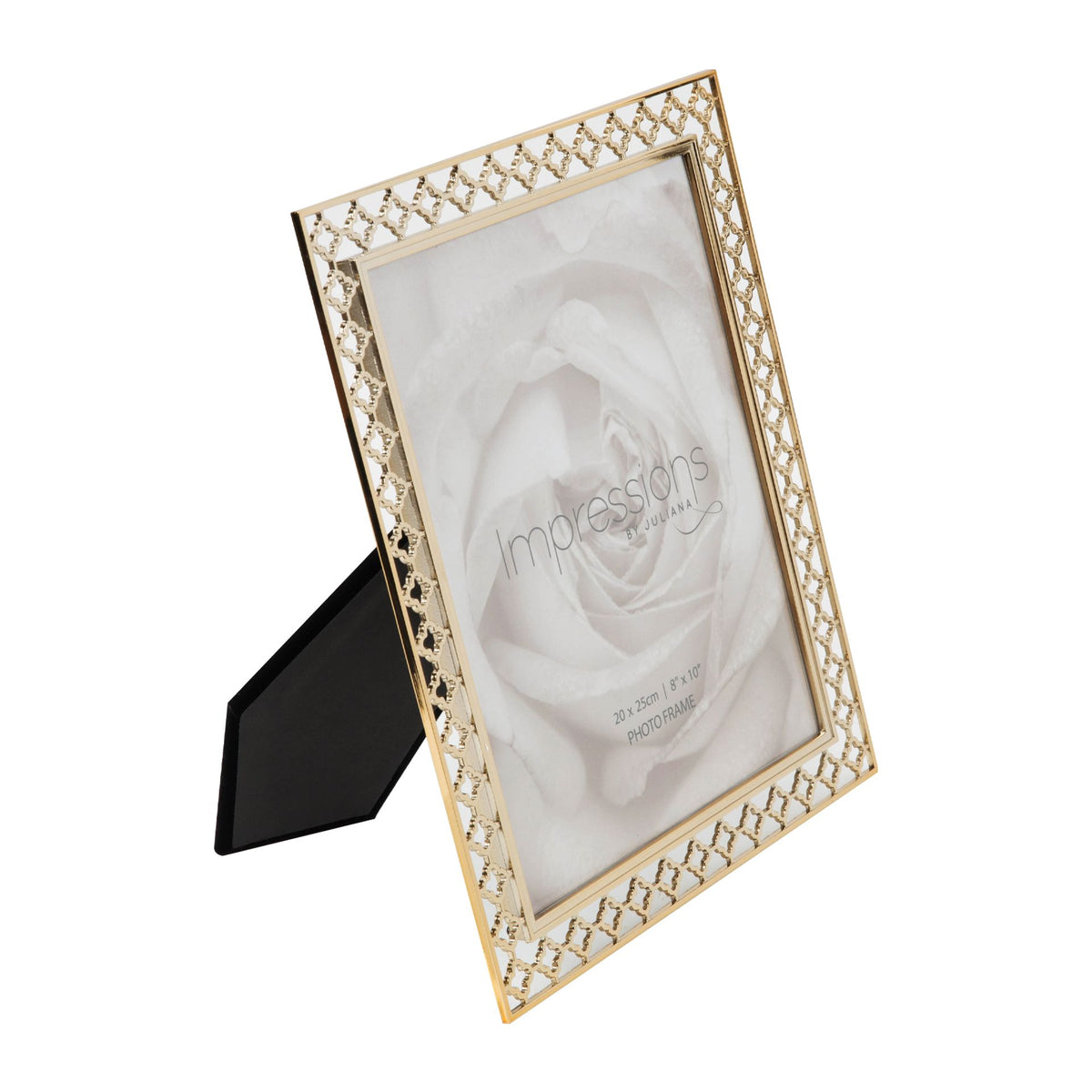 Lattice Cut Metal Photo Frame  - 8" x 10"