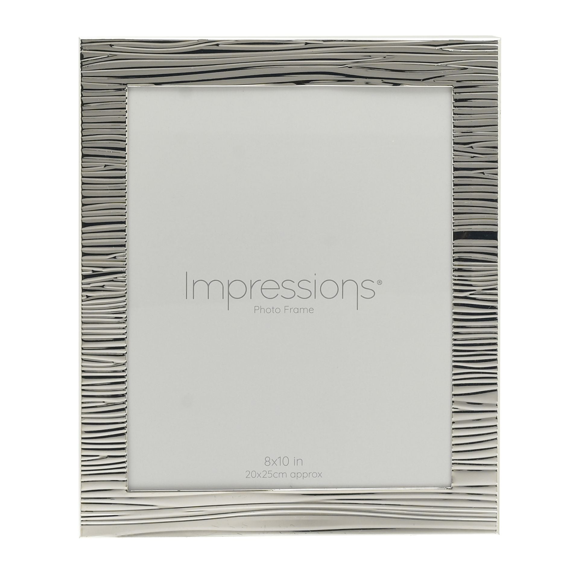 Impressions Ripple Texture Silverplated Frame 8" x 10"