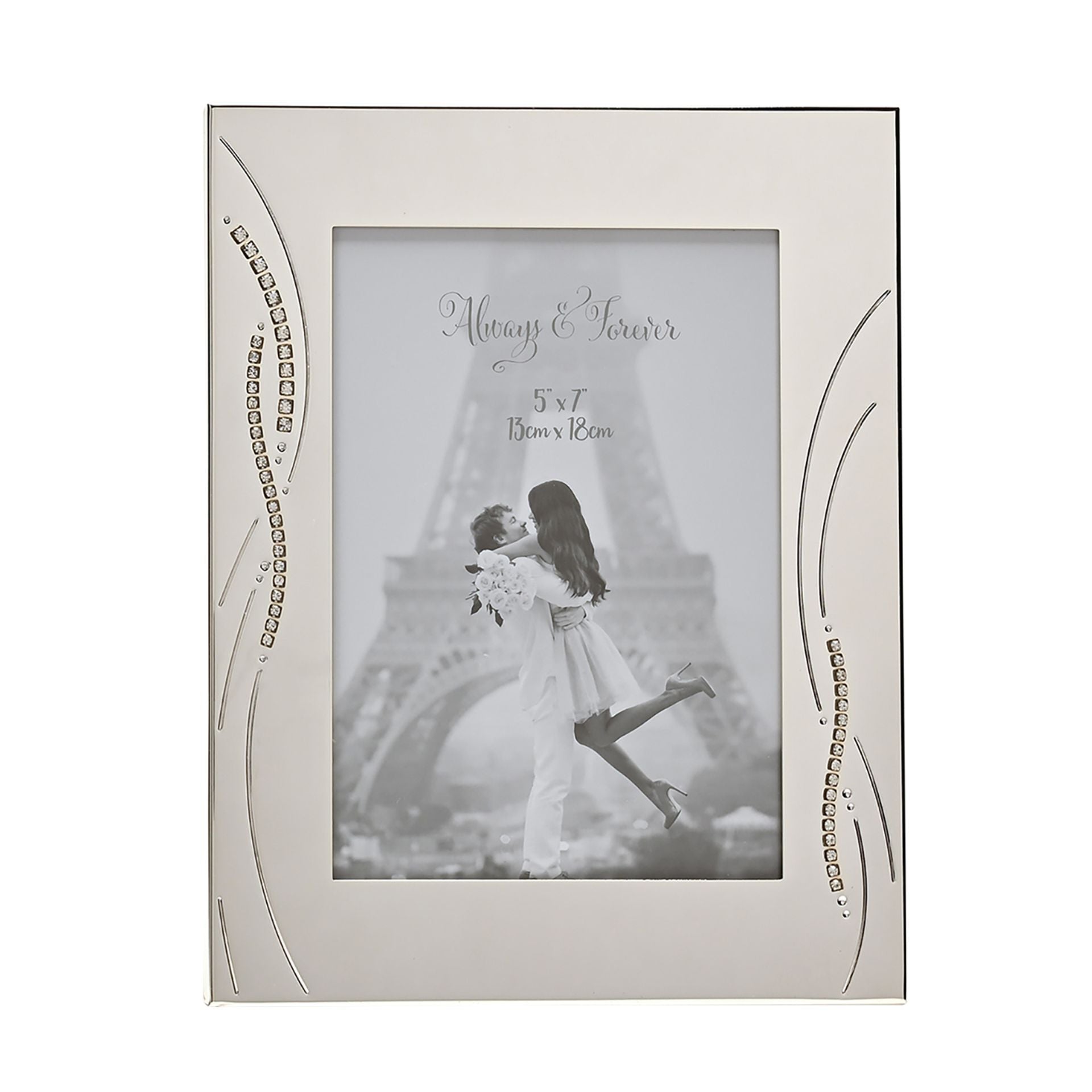 Photo Frame 2Tone S/Plated Double Anniversary - 30th