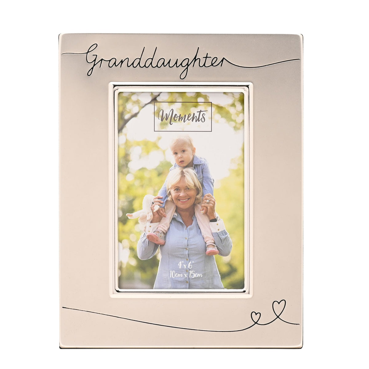 Photo Frame 2 tone Silverplated Granddaughter