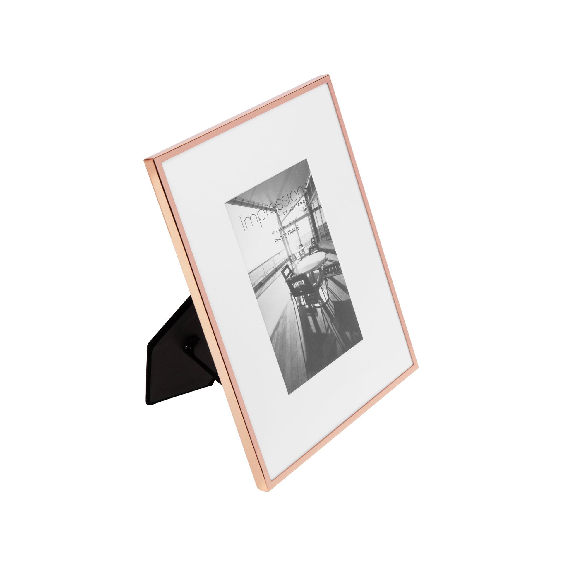 Impressions Copper Plated Photo Frame with Mount 4" x 6"