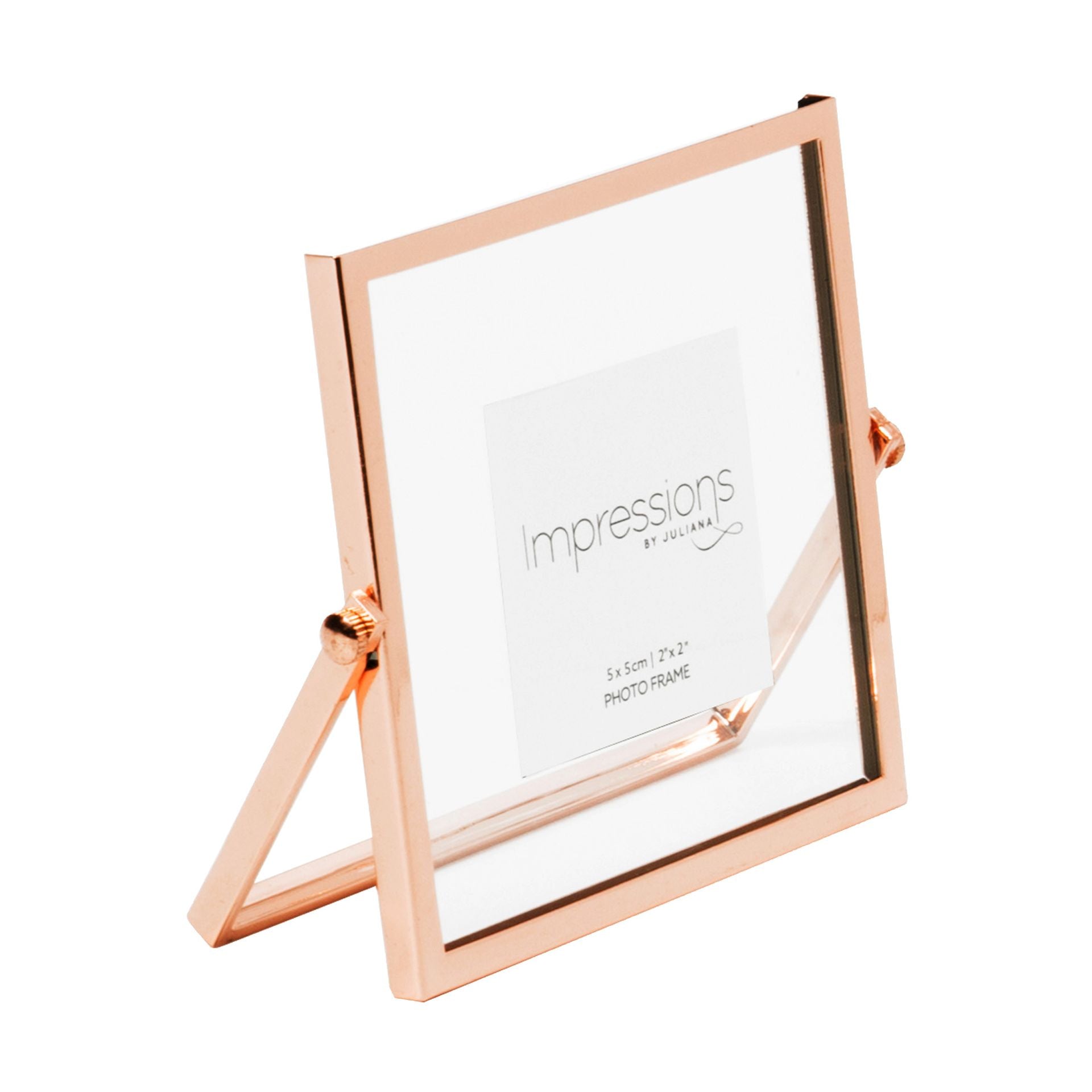 Impressions Copper Finish Photo Frame Narrow Edge 2" x 2"