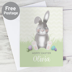 Personalised Easter Bunny Card