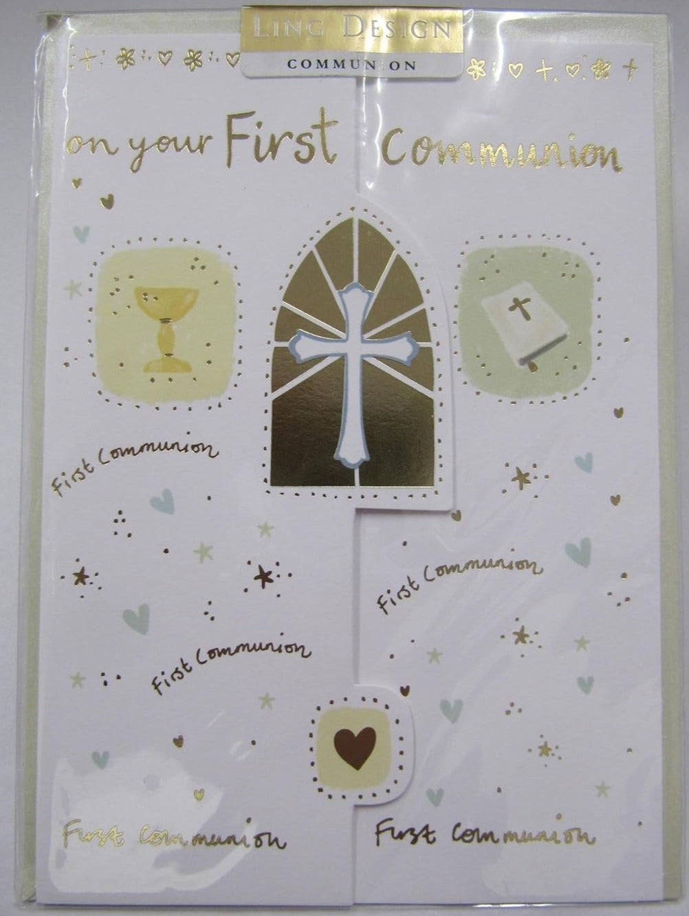 On Your First Holy Communion Card