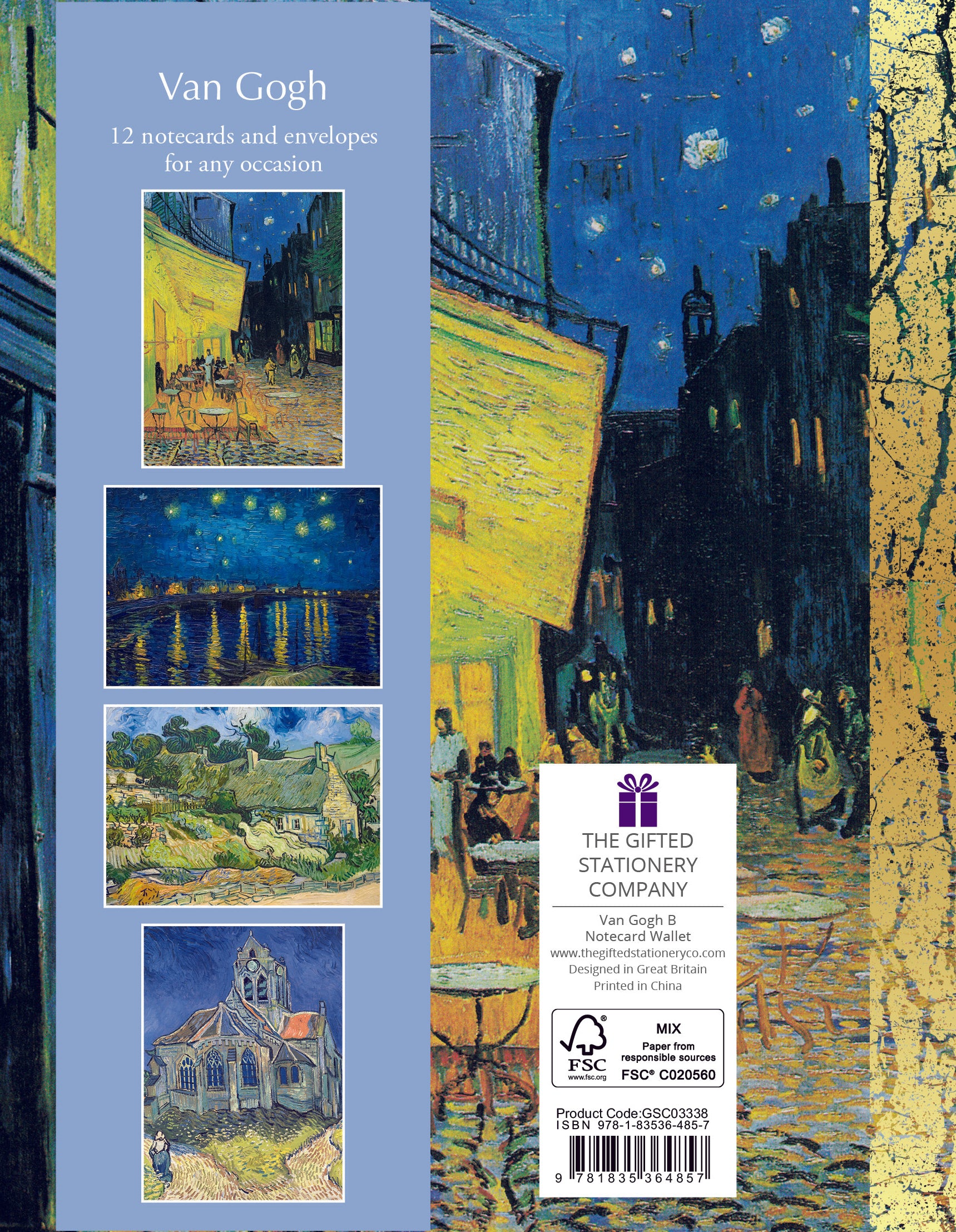 The Gifted Stationery Company - A6 Notebook - Van Gogh - Starry Night