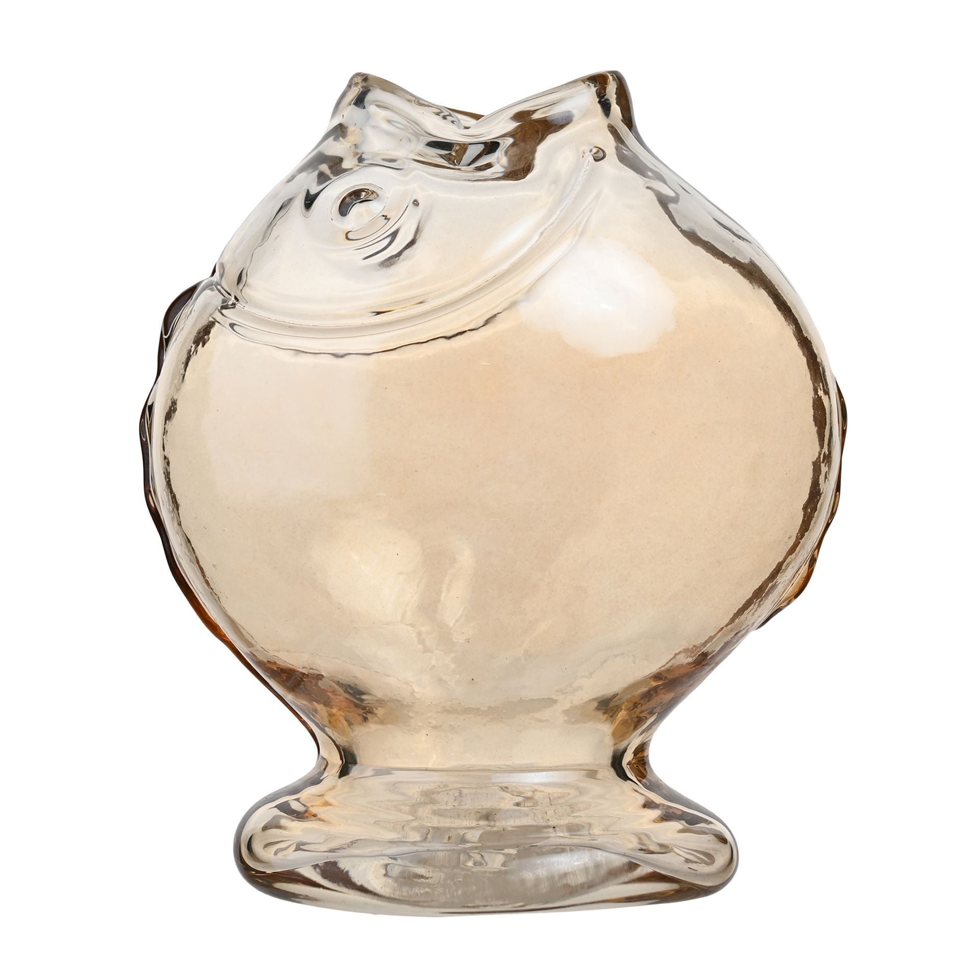 Hestia Glass Fish Vase - Round Shape