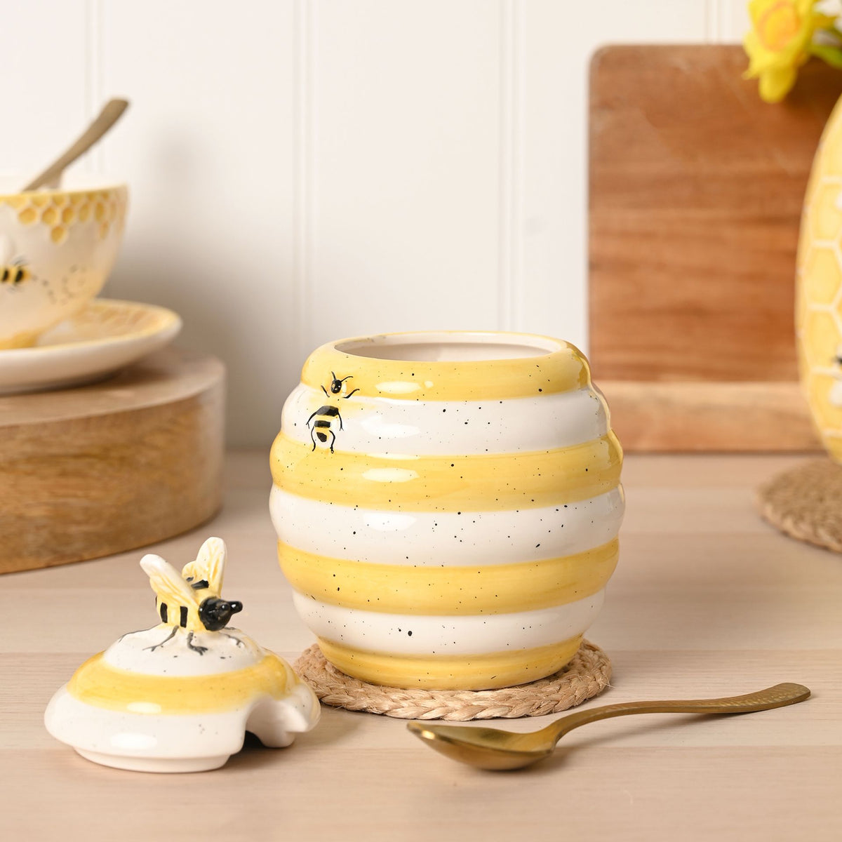 Hestia Bee Hive Honey Pot