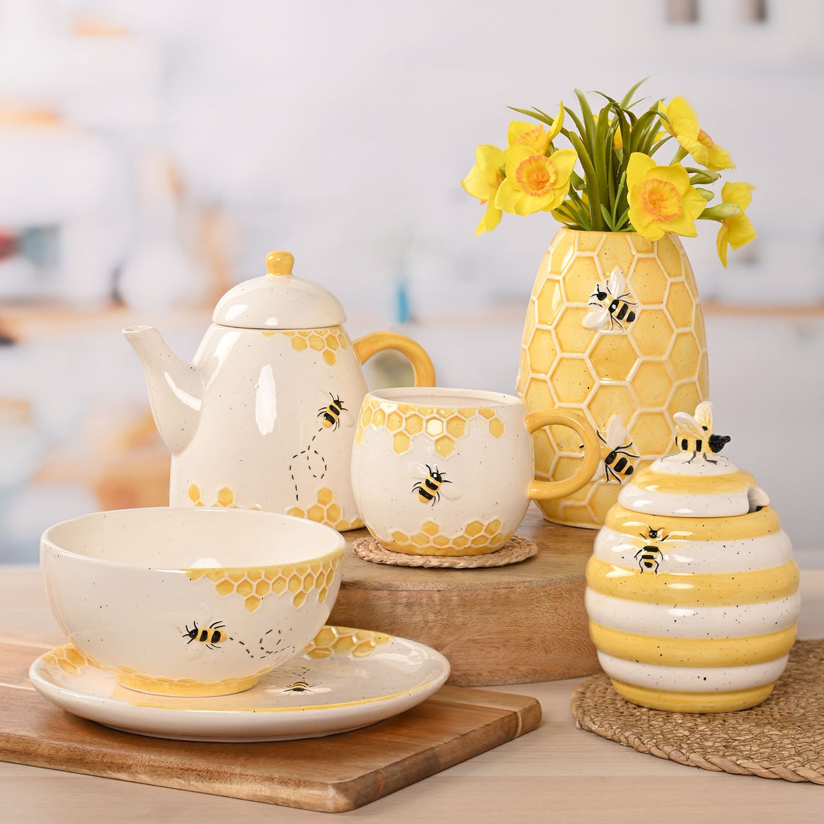 Hestia Bee Hive Honey Pot
