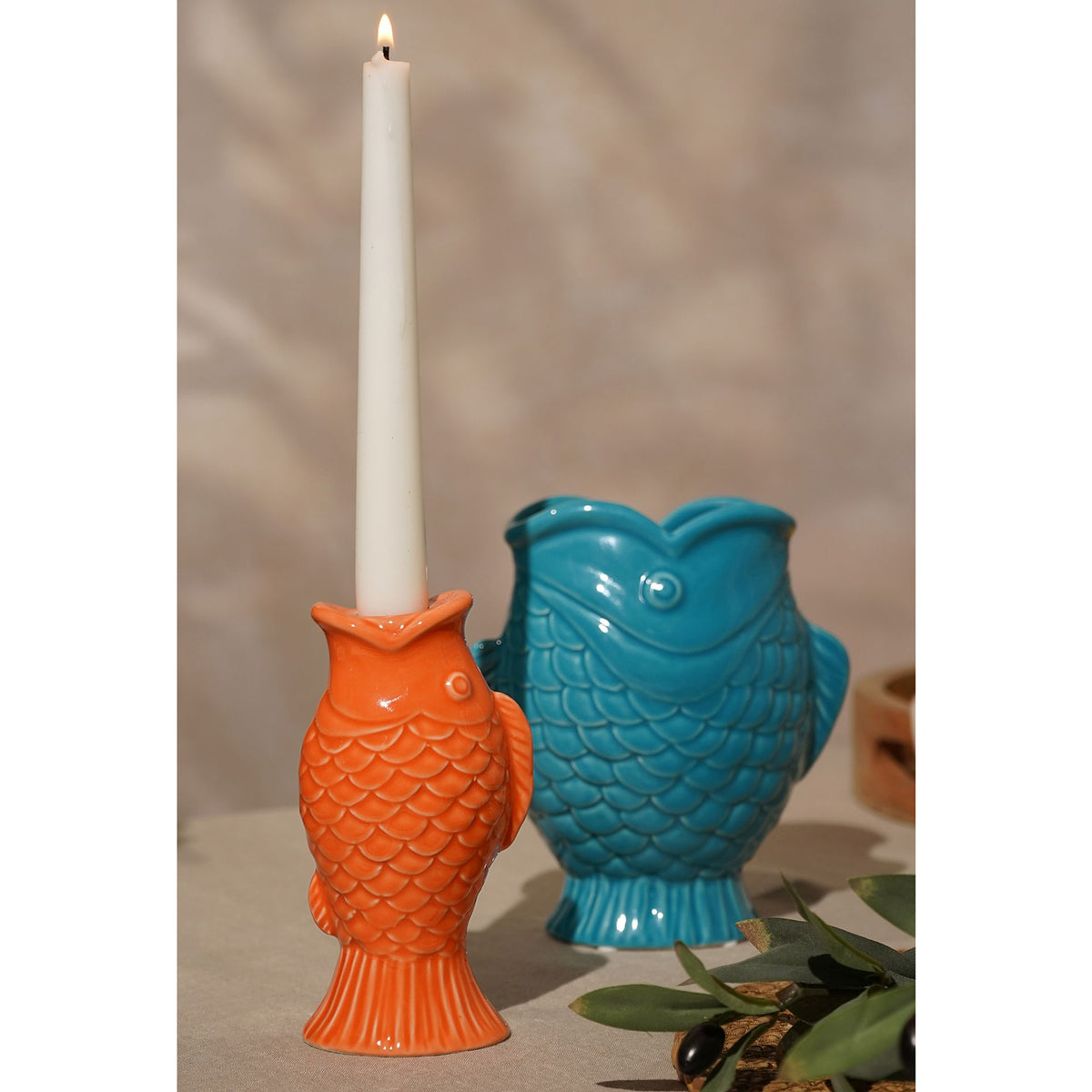 Hestia Carp Candle Holder