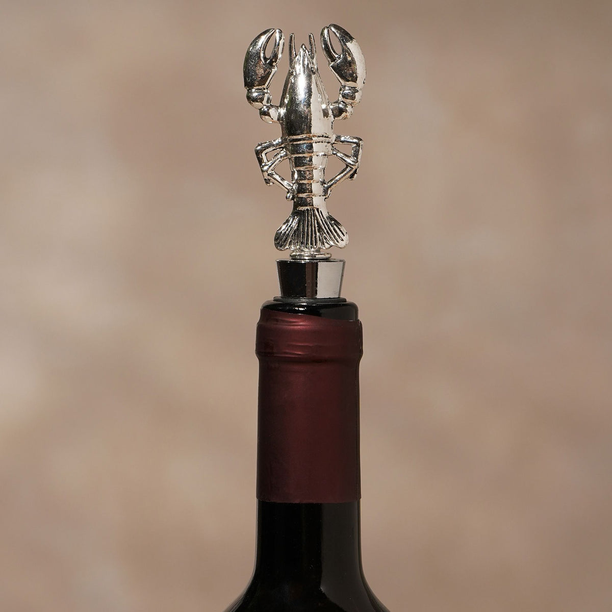 Hestia Lobster Bottle Stopper & Corkscrew Set